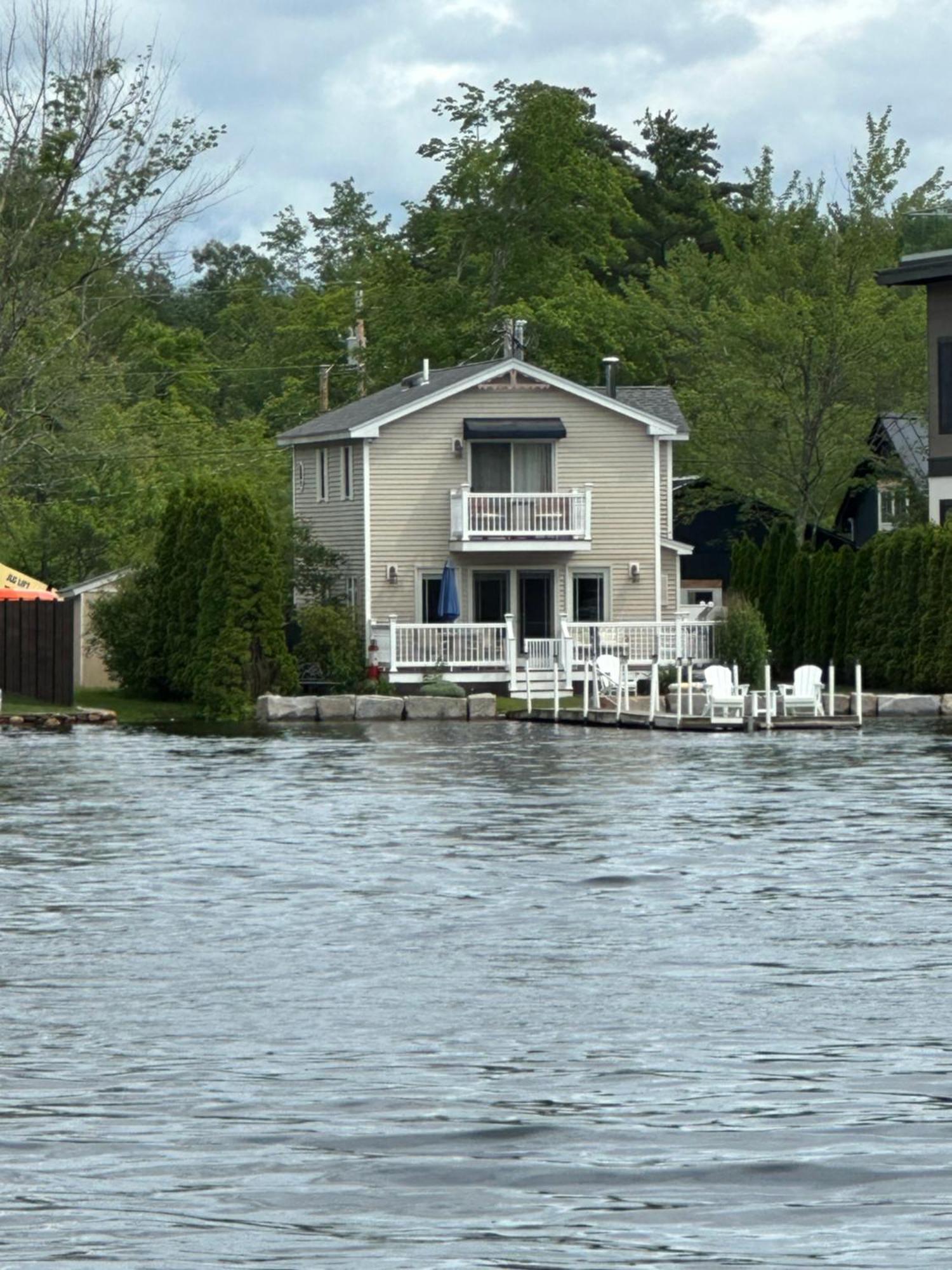 Waterfront Home With Dock Belmont Exterior photo